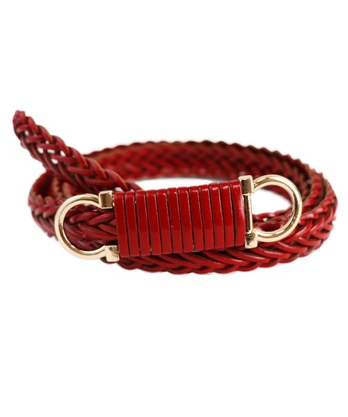 Monocoro toppi(モノコロトッピ)の「バックルベルト(ベルト・レディース・ブラック/ベージュ/ブラウン/レッド/キャメル・フリー)」の5枚目の写真