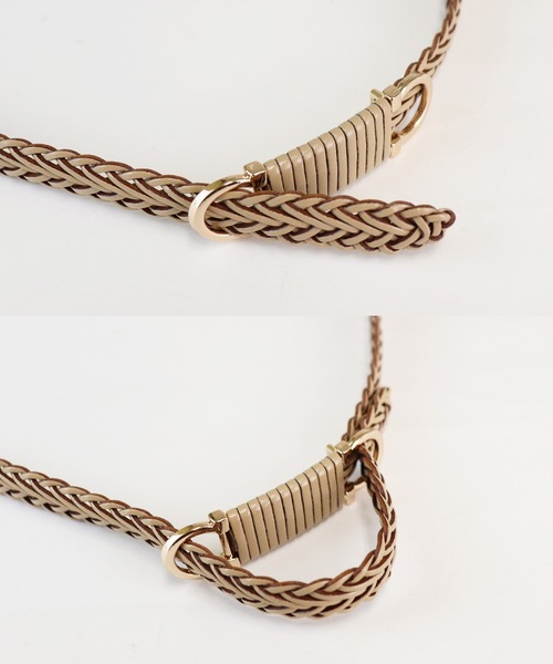 Monocoro toppi(モノコロトッピ)の「バックルベルト(ベルト・レディース・ブラック/ベージュ/ブラウン/レッド/キャメル・フリー)」の11枚目の写真