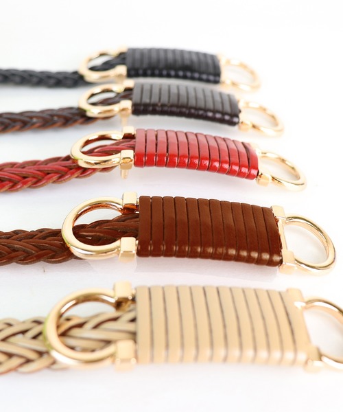 Monocoro toppi(モノコロトッピ)の「バックルベルト(ベルト・レディース・ブラック/ベージュ/ブラウン/レッド/キャメル・フリー)」の22枚目の写真