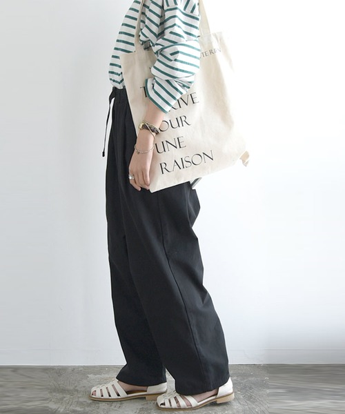 and it_（アンドイット）の「ワンタッチベルトイージーバルーンパンツ（その他パンツ・レディース・ブラック/ベージュ/カーキ・L/LL/3L/4L/M）」の19枚目の写真