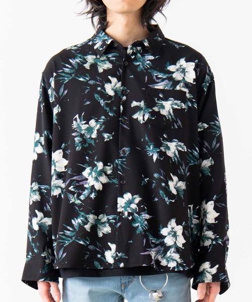 WEGO（ウィゴー）の「WEGO/ダークフラワーポプリンシャツ（シャツ/ブラウス・メンズ・その他1/その他2・MEDIUM/LARGE）」の16枚目の写真