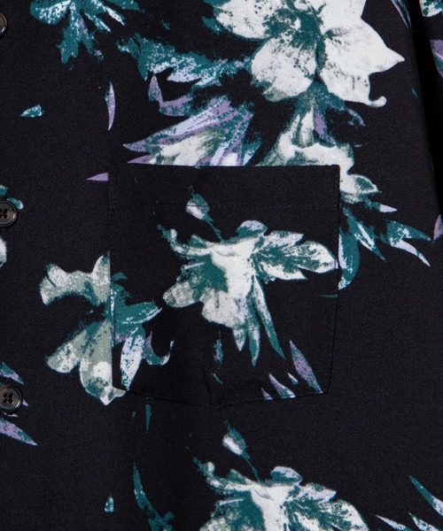 WEGO（ウィゴー）の「WEGO/ダークフラワーポプリンシャツ（シャツ/ブラウス・メンズ・その他1/その他2・MEDIUM/LARGE）」の4枚目の写真