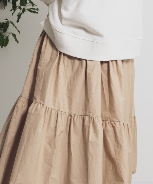 Aunt Marie's（アントマリーズ）の「AUNT MARIE’S　ティアードロングスカート（スカート・レディース・ブラック/ベージュ/グリーン・FREE）」の20枚目の写真