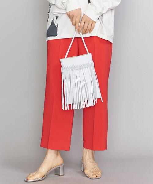 NOMADIS（ノマディス）の「＜NOMADIS＞レザーフリンジショルダーバッグ ο（ショルダーバッグ・レディース・オレンジ/ブラック/ホワイト・FREE）」の14枚目の写真