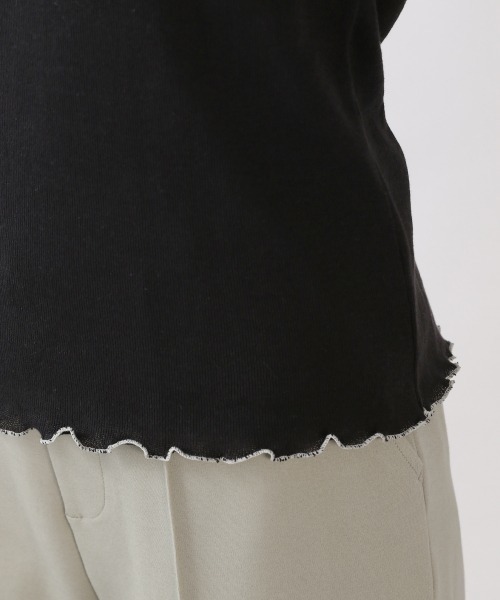 LOWRYS FARM（ローリーズファーム）の「メロータイト５Ｓ　881222（Tシャツ/カットソー・レディース・グリーン/アイボリー/ブラック/イエロー・FREE）」の17枚目の写真