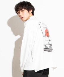 WEGO | WEGO/フォトプリント開襟ビッグシルエットシャツ(シャツ/ブラウス)