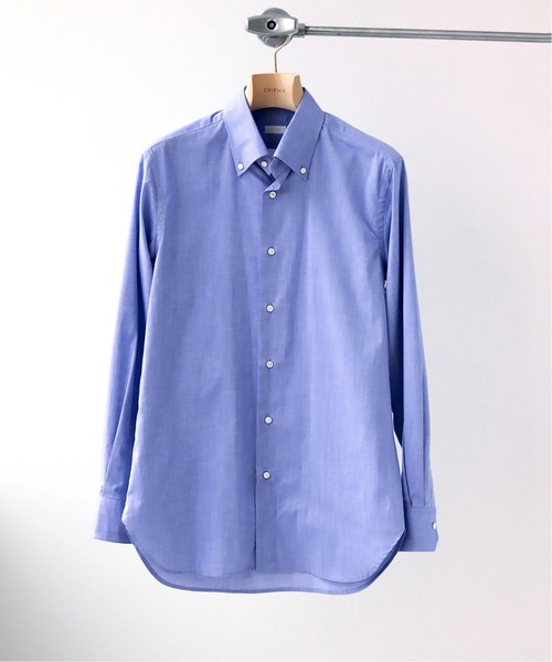 Edifice エディフィス の クールマックス シャンブレー ボタンダウン シャツ シャツ ブラウス Wear
