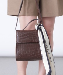 MAISON BREEZE（メゾンブリーズ）の「【MAISON BREEZE】サスティナブルレザー クロコ型押しハンドバッグ 2WAYショルダー KNF（ショルダーバッグ・メンズ）」