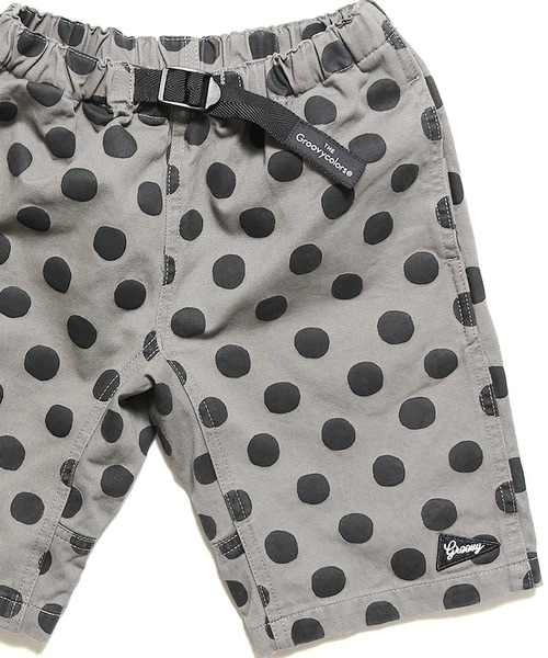 GROOVY COLORS（グルービーカラーズ）の「GROOVY COLORS/グルービーカラーズ カラーツイル ソウガラ クライミング SPN　ショートパンツ（その他パンツ・キッズ・ブラック/グレー/ブラウン系カモフラージュ/ネイビー×ホワイト・140/130）」の3枚目の写真