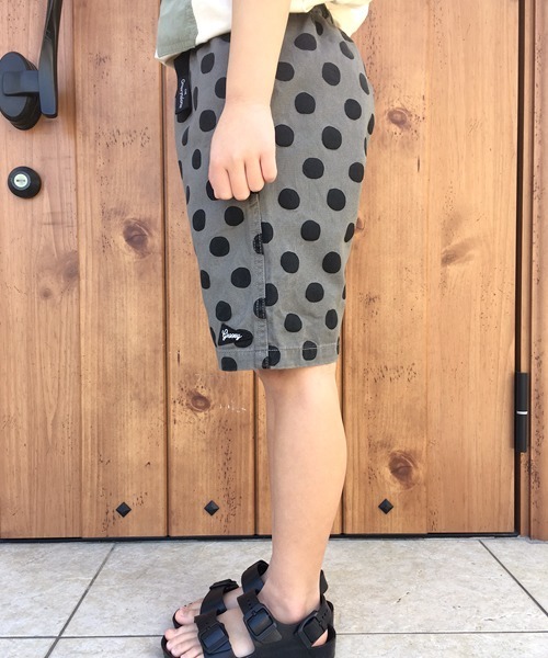 GROOVY COLORS（グルービーカラーズ）の「GROOVY COLORS/グルービーカラーズ カラーツイル ソウガラ クライミング SPN　ショートパンツ（その他パンツ・キッズ・ブラック/グレー/ブラウン系カモフラージュ/ネイビー×ホワイト・140/130）」の6枚目の写真