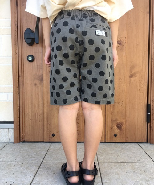 GROOVY COLORS（グルービーカラーズ）の「GROOVY COLORS/グルービーカラーズ カラーツイル ソウガラ クライミング SPN　ショートパンツ（その他パンツ・キッズ・ブラック/グレー/ブラウン系カモフラージュ/ネイビー×ホワイト・140/130）」の5枚目の写真