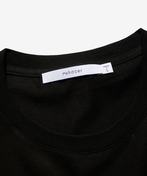 rehacer(レアセル)の「rehacer : One Rose Wide S/S / ワンローズ ワイドカットソー(Tシャツ/カットソー・メンズ・ホワイト/ブラック/ベージュ・SMALL/MEDIUM/LARGE/X-LARGE)」の10枚目の写真