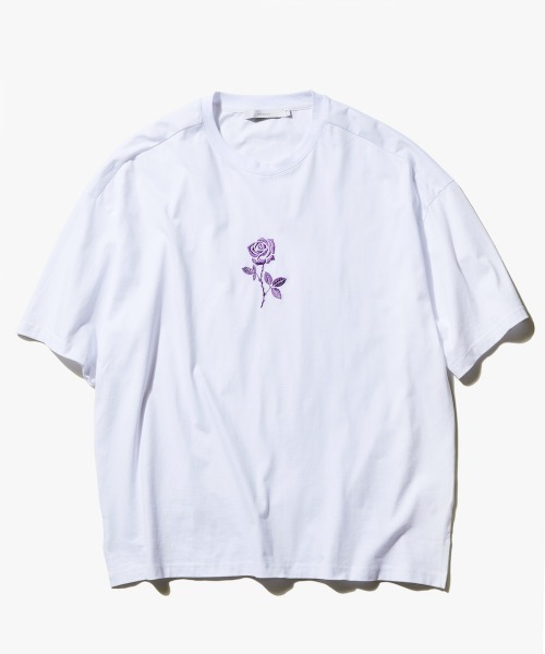 rehacer(レアセル)の「rehacer : One Rose Wide S/S / ワンローズ ワイドカットソー(Tシャツ/カットソー・メンズ・ホワイト/ブラック/ベージュ・SMALL/MEDIUM/LARGE/X-LARGE)」の11枚目の写真