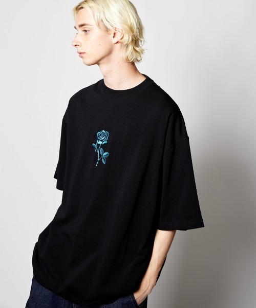 rehacer(レアセル)の「rehacer : One Rose Wide S/S / ワンローズ ワイドカットソー(Tシャツ/カットソー・メンズ・ホワイト/ブラック/ベージュ・SMALL/MEDIUM/LARGE/X-LARGE)」の13枚目の写真