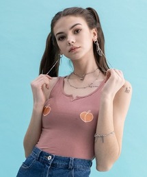 BABLETWO（ビーエイブルトゥー）の「【B ABLE TWO 】ダブルピーチトップス（タンクトップ）」
