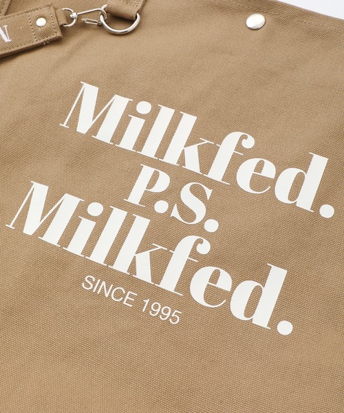 MILKFED.(ミルクフェド)の「DIDONE LOGO BIG TOTE/大容量 A4サイズ対応 キャンバストートバッグ(トートバッグ・レディース・ホワイト/ブラック/ベージュ/レッド/ピンク・ONE SIZE)」の12枚目の写真