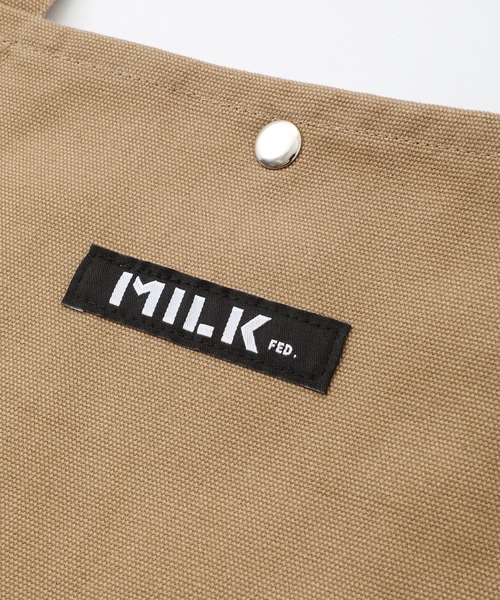 MILKFED.(ミルクフェド)の「DIDONE LOGO BIG TOTE/大容量 A4サイズ対応 キャンバストートバッグ(トートバッグ・レディース・ホワイト/ブラック/ベージュ/レッド/ピンク・ONE SIZE)」の13枚目の写真