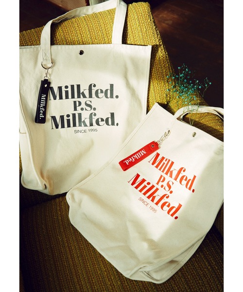 MILKFED.(ミルクフェド)の「DIDONE LOGO BIG TOTE/大容量 A4サイズ対応 キャンバストートバッグ(トートバッグ・レディース・ホワイト/ブラック/ベージュ/レッド/ピンク・ONE SIZE)」の19枚目の写真