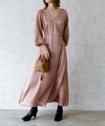 ワンピース ピンク 桃色系 サテン ファッション通販 Zozotown