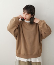 裏起毛バックリボンスウェット