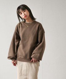 裏起毛バックリボンスウェット