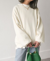 裏起毛バックリボンスウェット