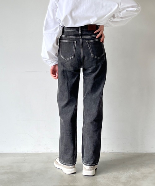 idem ストレートデニムパンツ　Lサイズ Ufufu Denim Pants/ストレートデニムパンツ【サイズ展開あり
