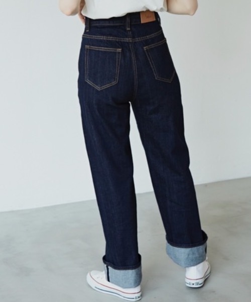 idem ストレートデニムパンツ　Lサイズ idem ストレートデニムパンツLサイズ
