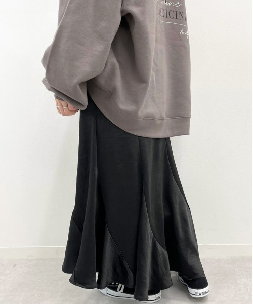 apres jour mignon(アプレジュールミニョン)の「切り替えマーメイドスカート【ZOZOTOWN限定アイテム】(スカート・レディース・ブラック/カーキ/グリーン系その他/ピンクベージュ/アイボリー・X-LARGE/フリー)」の17枚目の写真