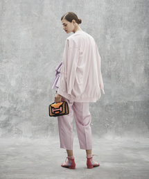 Drawer ドゥロワー 定価5,8万円 ピンク ドロスト パンツ ドゥロワー DRAWER パンツ