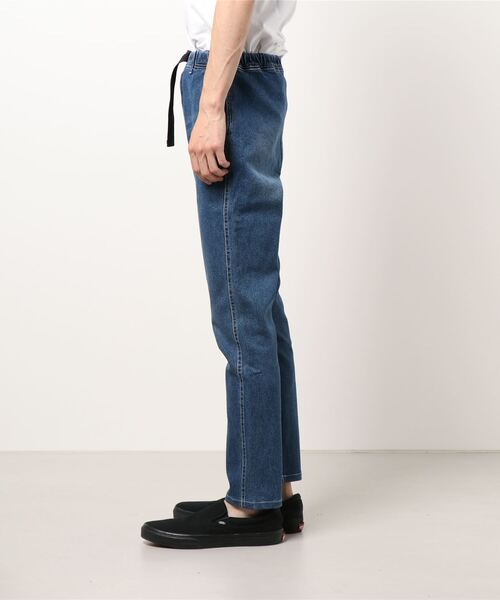 STYLEBLOCK（スタイルブロック）の「ストレッチデニムスキニークライミングパンツ（デニムパンツ・メンズ・ホワイト/ネイビー/ワンウォッシュ・L/M）」の4枚目の写真