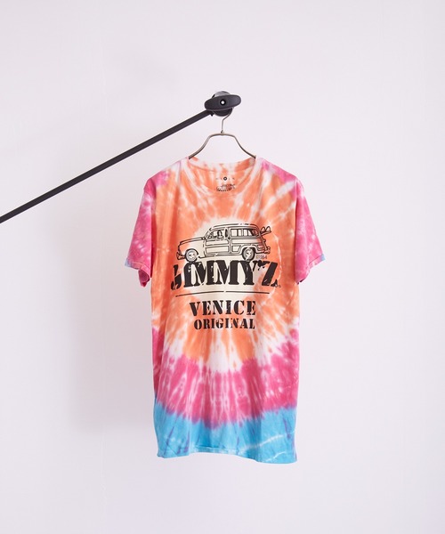 【JIMMY’Z/ジミーズ】VENICE ORIGINAL CREWA NECK TIE DYE TEE(UN)（Tシャツ/カットソー）｜tone（トーン）