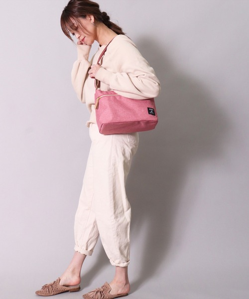 anello(アネロ)の「(LF)【anello】多収納 7ポケット ショルダーバッグ(ショルダーバッグ・レディース・ブラック/ベージュ/グレー/ピンク/ダークブルー・ONE SIZE)」の7枚目の写真