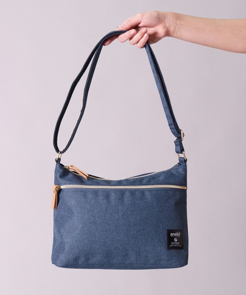 anello(アネロ)の「(LF)【anello】多収納 7ポケット ショルダーバッグ(ショルダーバッグ・レディース・ブラック/ベージュ/グレー/ピンク/ダークブルー・ONE SIZE)」の11枚目の写真