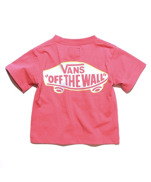 VANS(バンズ)の「VANS/ヴァンズ K GRADATION LOGO BOYS S/S tee 半袖Tシャツ(Tシャツ/カットソー・キッズ・ピンク/ホワイト・120/140/100)」の2枚目の写真