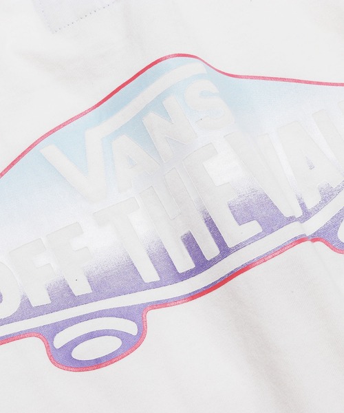 VANS(バンズ)の「VANS/ヴァンズ K GRADATION LOGO BOYS S/S tee 半袖Tシャツ(Tシャツ/カットソー・キッズ・ピンク/ホワイト・120/140/100)」の4枚目の写真