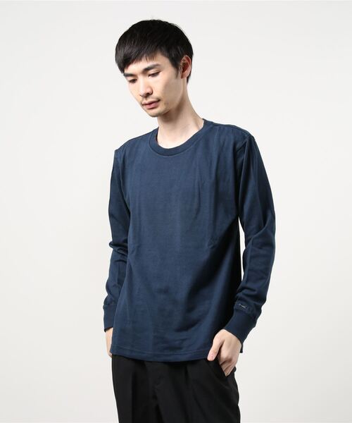PHATEE(ファッティー)の「☆【PHATEE】ファティー SUPERIOR MILD CREW L/S(Tシャツ/カットソー・メンズ・グレー/オリーブ/グリーン/マスタード/ネイビー系1・X-SMALL/LARGE/SMALL/MEDIUM)」の4枚目の写真