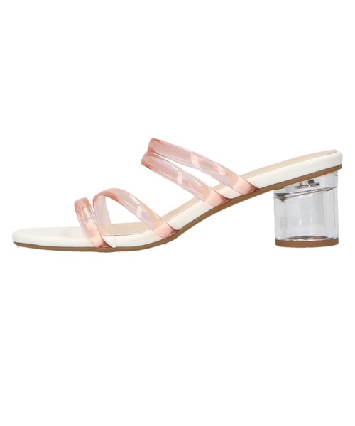 ORiental TRaffic（オリエンタルトラフィック）の「PVCストラップクリアヒールサンダル/11213（サンダル・レディース・ブラウン/グリーン/ピンク・M/LL/L/S/3L/SS）」の16枚目の写真