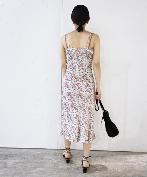 EDIT. FOR LULU（エディットフォールル）の「【ROLLAS/ローラス】フローラルプリント キャミソールドレス（ワンピース・レディース・ピンク・SMALL）」の14枚目の写真