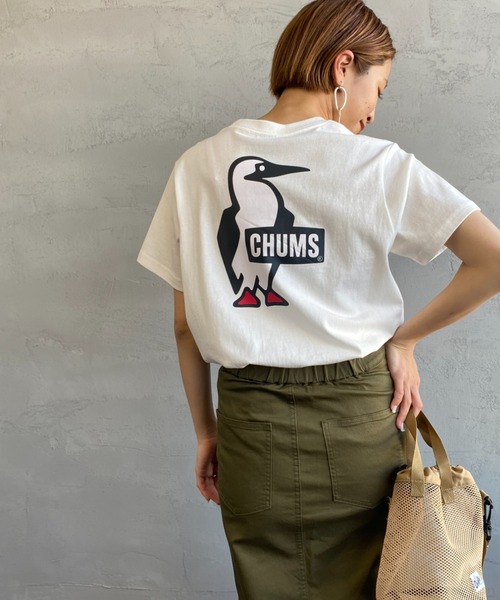 Chums チャムス Booby ロゴバックプリントt Shirt Tシャツ カットソー Chums チャムス のファッション通販 Zozotown