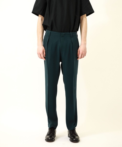 soe】EX.GEORGETTE EASY TAPERED SLACKS