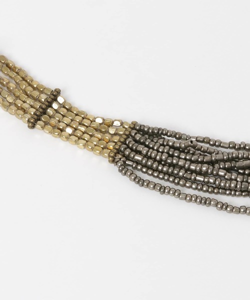 URBAN RESEARCH DOORS（アーバンリサーチドアーズ）の「Bobby creation　配色ビーズネックレス（ネックレス・レディース・オフホワイト/ミント/シルバー・FREE）」の9枚目の写真