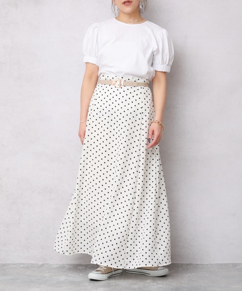 ap retro(アプレトロ)の「ボリュームギャザースリーブカットソー【ZOZO限定アイテム】(Tシャツ/カットソー・レディース・ホワイト/ブラック・FREE)」の9枚目の写真