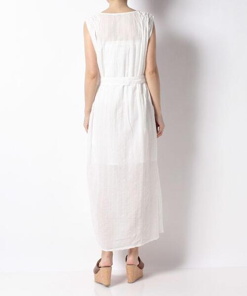 Sessun（セッスン）の「【SESSUN】ノースリーブワンピ－ス（ワンピース・レディース・オフホワイト・2）」の2枚目の写真