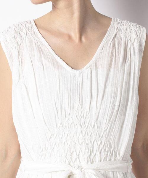 Sessun（セッスン）の「【SESSUN】ノースリーブワンピ－ス（ワンピース・レディース・オフホワイト・2）」の4枚目の写真