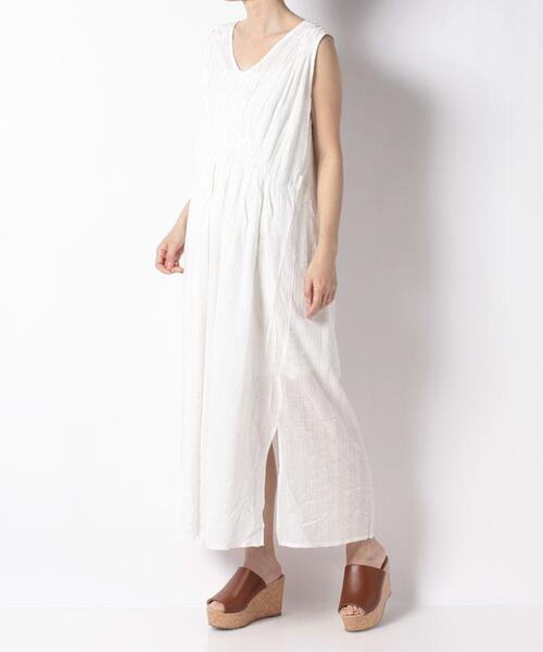 Sessun（セッスン）の「【SESSUN】ノースリーブワンピ－ス（ワンピース・レディース・オフホワイト・2）」の5枚目の写真