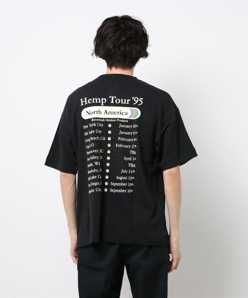 MANASTASH（マナスタッシュ）の「MANASTASH/マナスタッシュ/ヘンプツアーTシャツ/HEMP TOUR TEE（Tシャツ/カットソー・メンズ・ナチュラル/ブラック/オレンジ系その他・X-LARGE/LARGE/MEDIUM）」の5枚目の写真