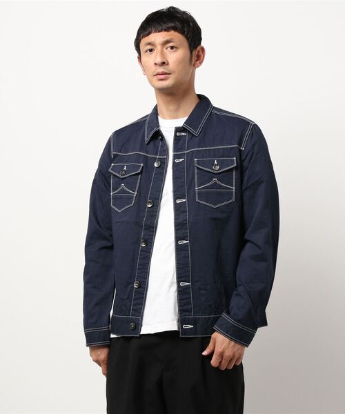 【291295=HOMME】 綿麻 ブルゾン