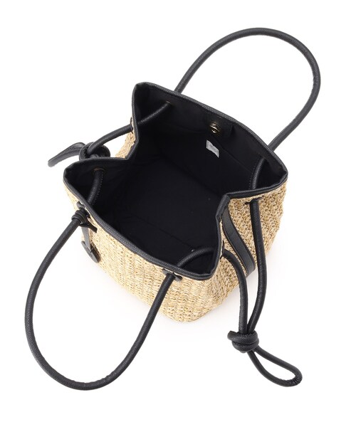 AG by aquagirl（エージーバイアクアガール）の「◆PPクルミハトメ巾着（トートバッグ・レディース・キャメル/ブラック/オフホワイト・00）」の8枚目の写真