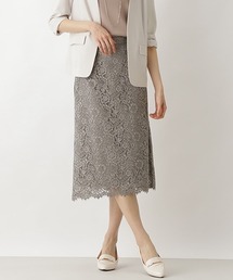 NATURAL BEAUTY BASIC | Ａラインレーススカート(スカート)